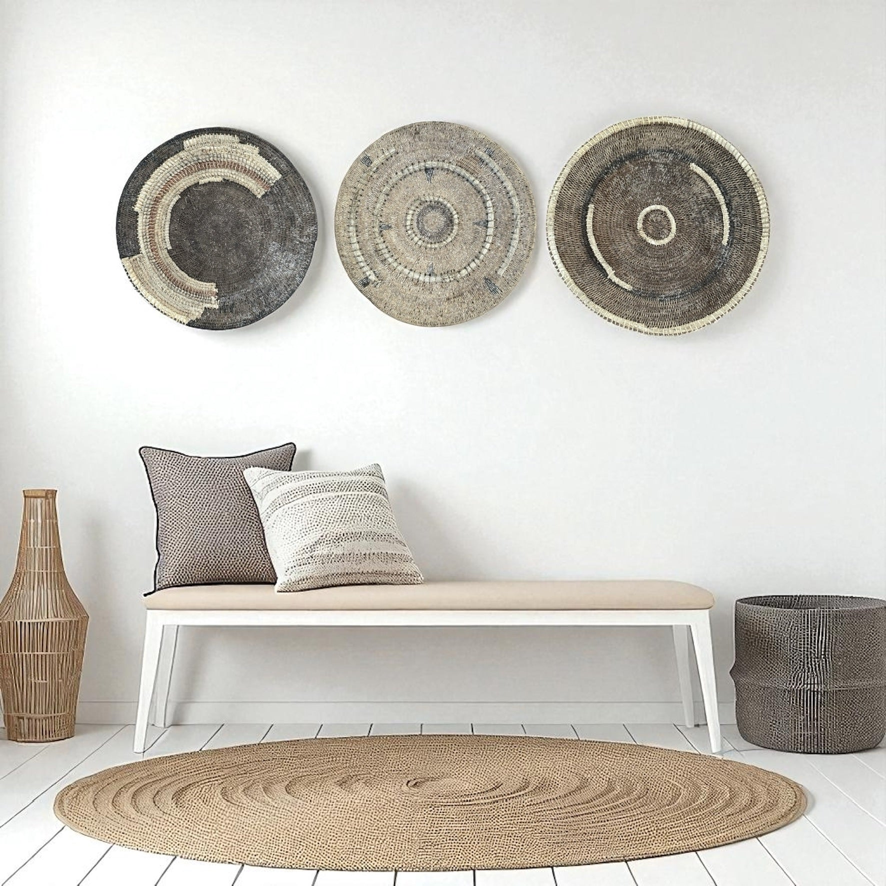 Vintage Makenge Baskets  - M/L 45-50cm