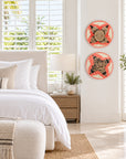 Rwanda Basket Wall Decor Set - 2 Piece PeachNaturals (Sisal Imported)