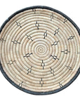 Malawi Basket Wall Decor Set - 4 Piece - Black / Natural