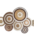 NEW DESIGNS - 8 Piece White/Brown - Wall Gallery Sets