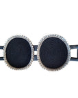 African Beaded Trays - Black (Large)