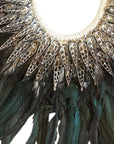 Black Feather/Shell Collar - Bali