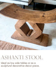 Ashanti Stool - Vintage West African LARGE