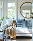 African Mudcloth Cushion/Scatters Indigo