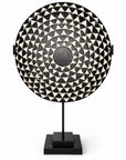 African Shield - Wooden Round Sun Burst