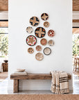 Rwanda Basket Wall Decor Set - 13 Piece Mixed (Sisal Imported)