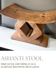Ashanti Stool - Vintage West African LARGE