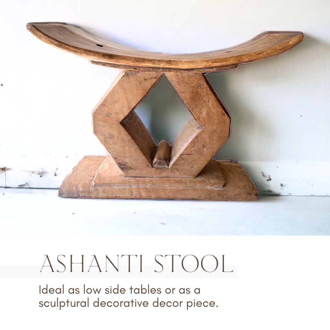 Ashanti Stool - Vintage West African LARGE