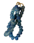 Ghanaian Glass Beads Imported - Blue