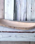 Rustic Hand Carved Wooden Platter