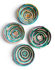 Rwanda Basket Wall Decor Set - 4 Piece Mix (Sisal Imported)