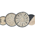 Malawi Basket Wall Decor Set - 4 Piece - Black / Natural