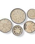 Malawi Basket Wall Decor Set - 5 Piece - Brown / Natural