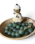 Ghanaian Glass Beads Imported - Teal