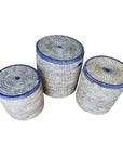 Storage Baskets - Malawi Beach Blue