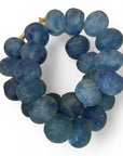 Ghanaian Glass Beads Imported - Blue