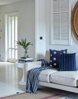 African Mudcloth Cushion/Scatters Indigo