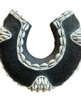 Tikar Bangle - Half Moon "Horseshoe" - BLACK