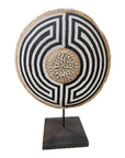 African Beaded Shield - BULLS EYE