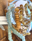 Ghanaian Glass Beads  - Light Blue