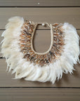 White Feather/Shell Collar - Bali