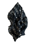 African Mudcloth Throw - Black