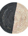 Malawi Basket Wall Decor Set - 4 Piece - Black / Natural