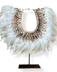 White Feather/Shell Collar - Bali