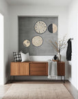 Malawi Basket Wall Decor Set - 4 Piece - Black / Natural