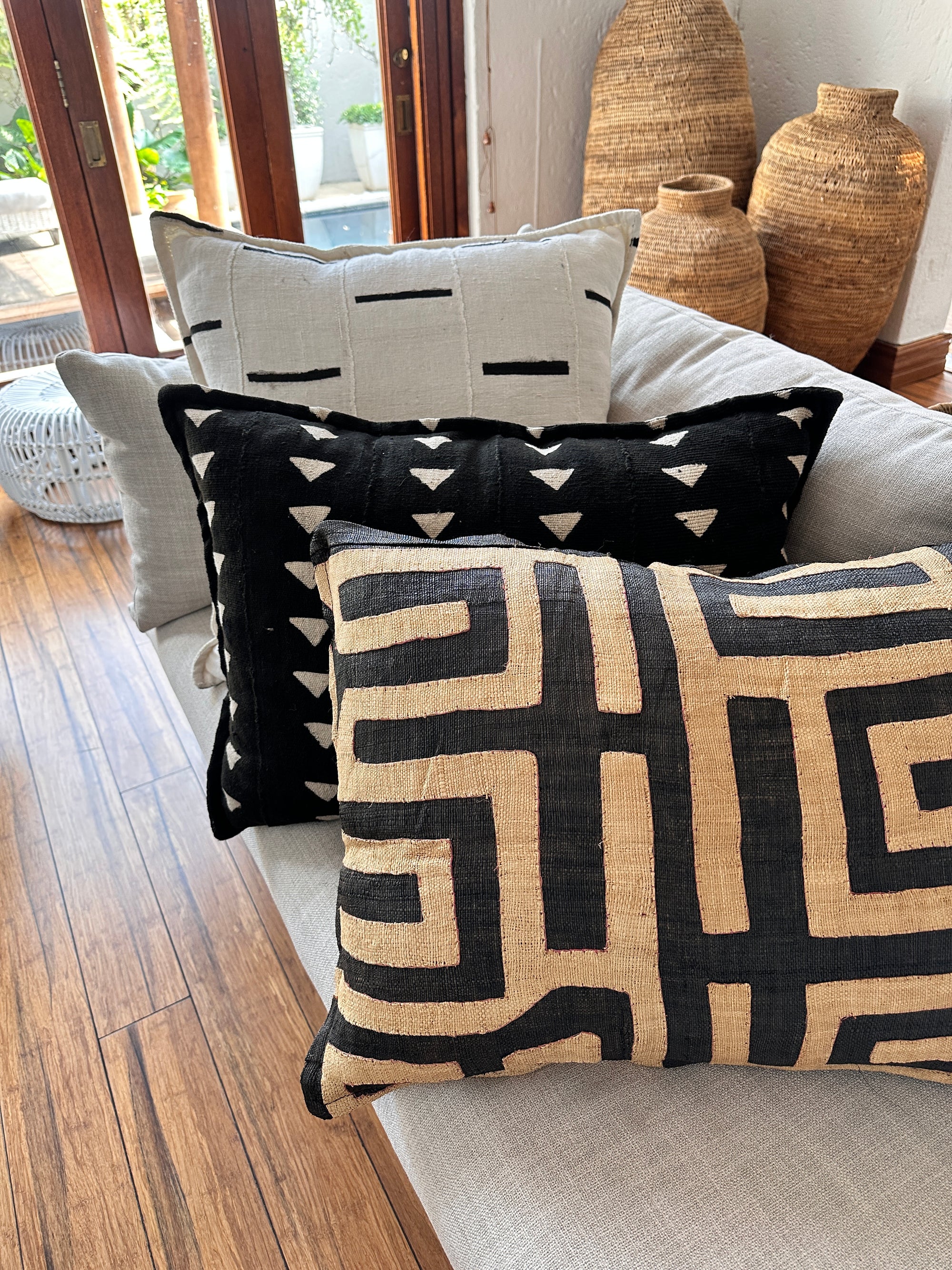 African Kuba Cloth Cushion/Scatters