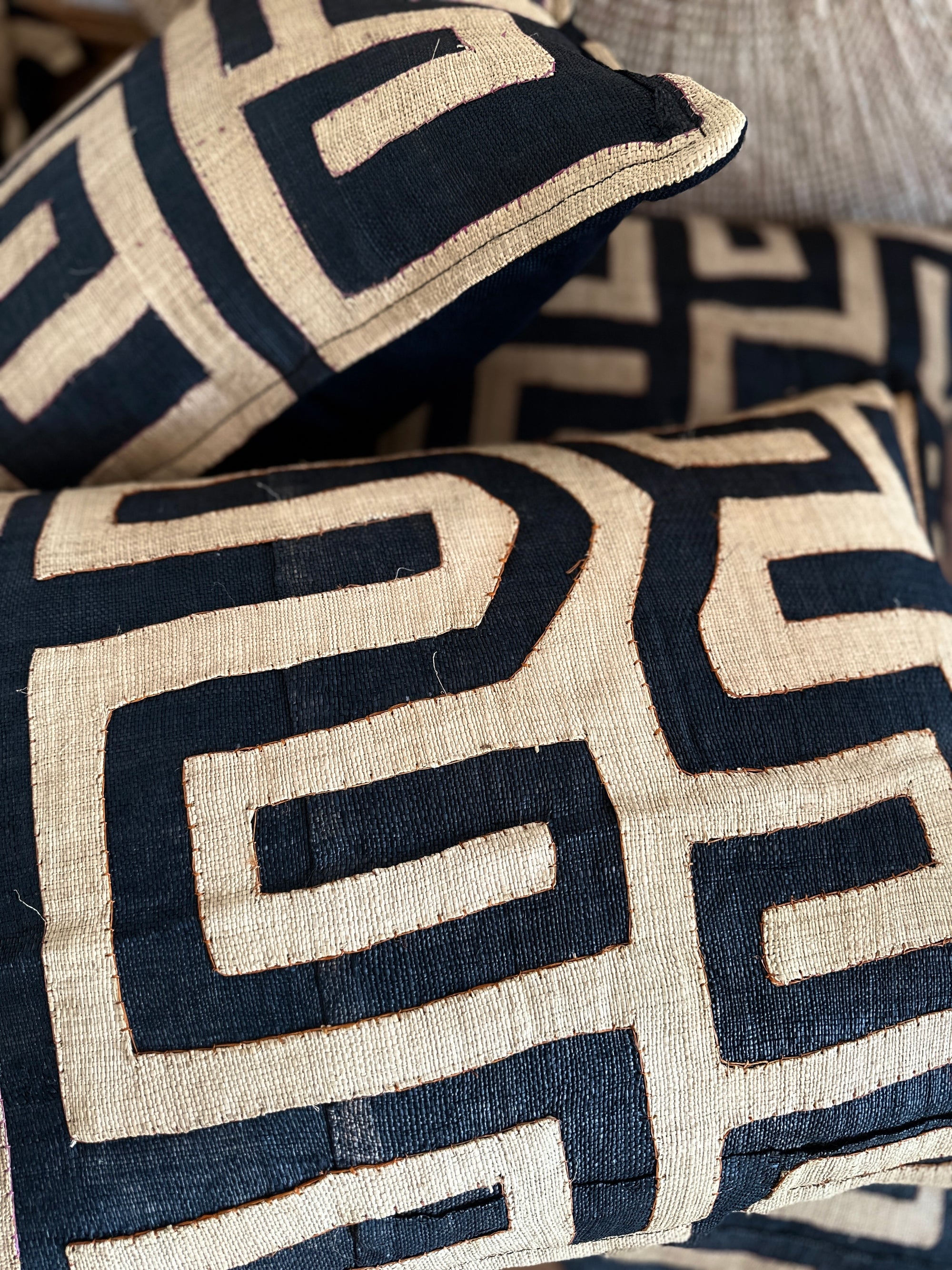 African Kuba Cloth Cushion/Scatters