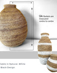 Buhera Baskets - Natural - eyahomeliving