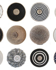 African Beaded Shield - Umbrella - Mesh B/W - eyahomeliving