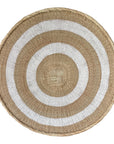 6 Piece White/Natural - Wall Gallery Set (Tonga & Porcupine Baskets)