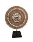 African Beaded Shield - Manila Rope