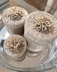 Bali Beaded Ornamental Containers Set of 3