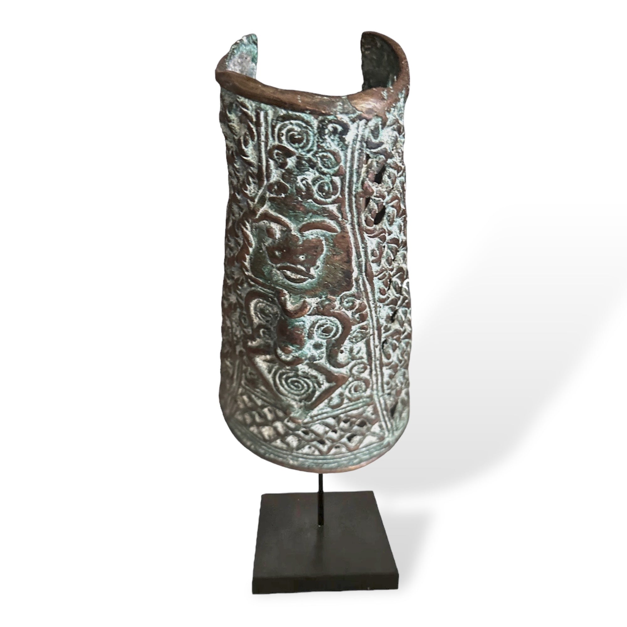 Cuff Bracelet - West African Benin Bronze