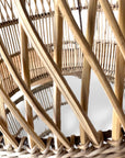 Rattan Pendant Lampshade - Tulip