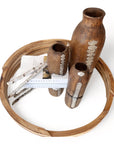 Vintage Tutsi Wooden Milk Container M 25cm - Rwanda