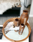 Vintage Tutsi Wooden Milk Containers - Rwanda NEW