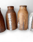 Vintage Tutsi Wooden Milk Containers - Rwanda NEW