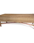 Malawi Cane Bench  - Solid Weave