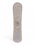 African Beaded King Shield - Gold/White