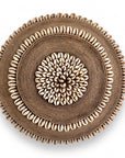 African Beaded Shield - Manila Rope