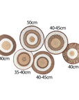 6 Piece Natural/White - Wall Gallery Sets