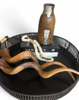 Vintage Tutsi Wooden Milk Container M 25cm - Rwanda
