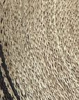 Malawi Rug - Natural Black Ring (2m)
