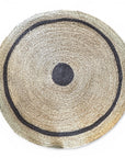 Malawi Rug - Natural Black Ring (2m)