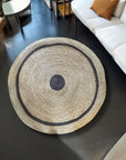 Malawi Rug - Natural Black Ring (2m)