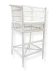 Malawi Cane - Bar Chair White